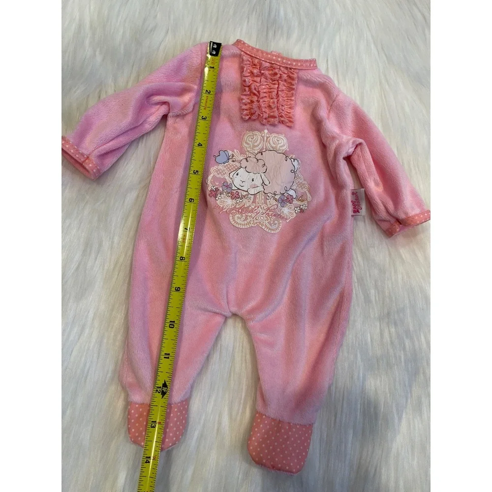 ZAPF Creations Baby Annabell Pink Lamb Doll Sleeper Outfit Flowers For Doll Toy